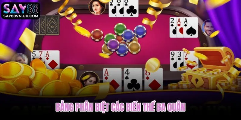 Phân loại biến thể cào 3 lá là gì theo cơ chế thắng cược