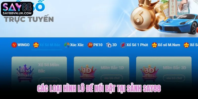 Sảnh xổ số Say88 với các nhánh dự đoán đa dạng theo nhịp quay